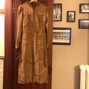Le Chateau brown floor length coat